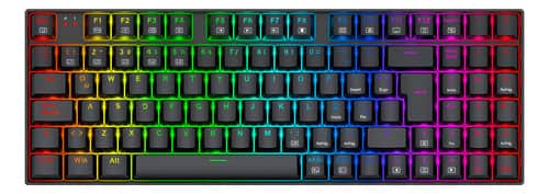 Teclado Gamer Redragon Ziggs K669-RG Español Negro Red Switch a $50.539 en Mercado Libre
