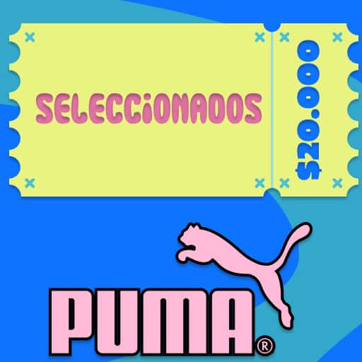 CyberMonday: Cupón exclusivo $20.000 de descuento en PUMA