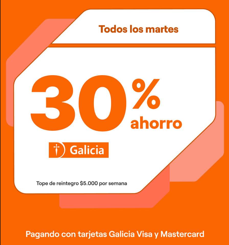 30% de descuento en tus compras pagando a travez de Nave con Galicia