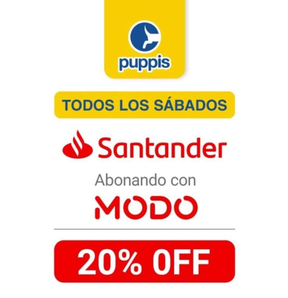 20% de reintegro en Puppis con Santander y MODO