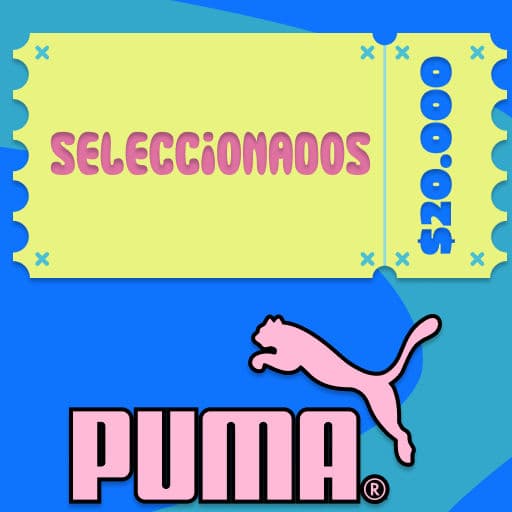 CyberMonday: Cupón exclusivo $20.000 de descuento en PUMA