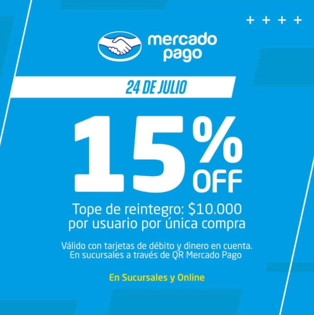 15% OFF en Open Sports con Mercado Pago