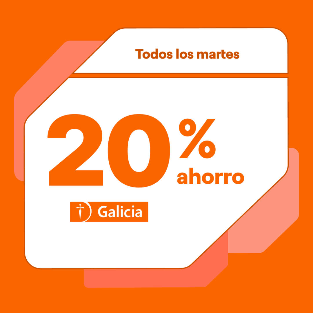 20% de ahorro en supermercados y almacenes con Galicia y Nave