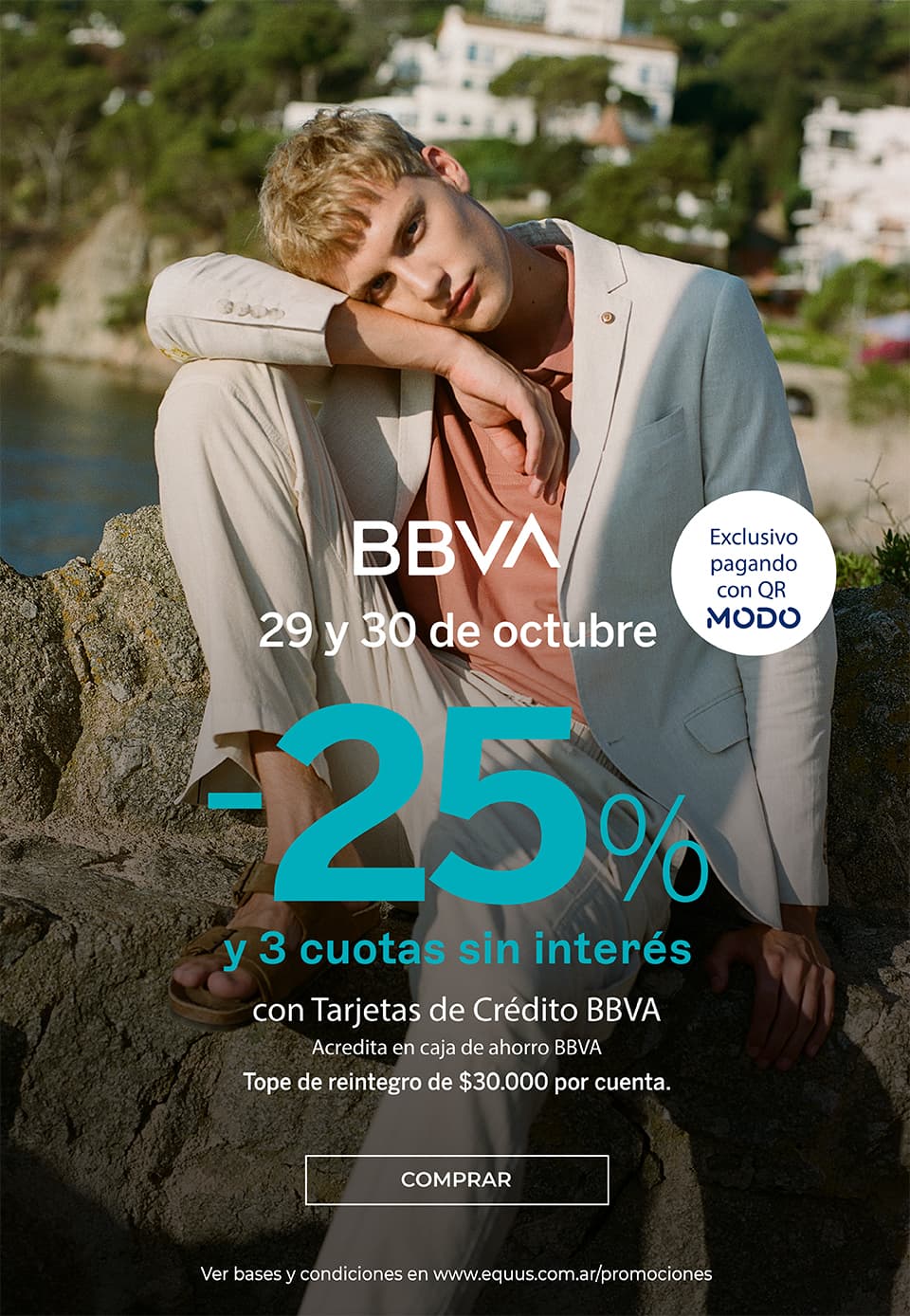 25% de reintegro en equuus con BBVA y MODO