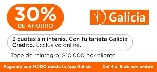 30% de reintegro en Farmacity, Simplicity y Get the Look con Galicia