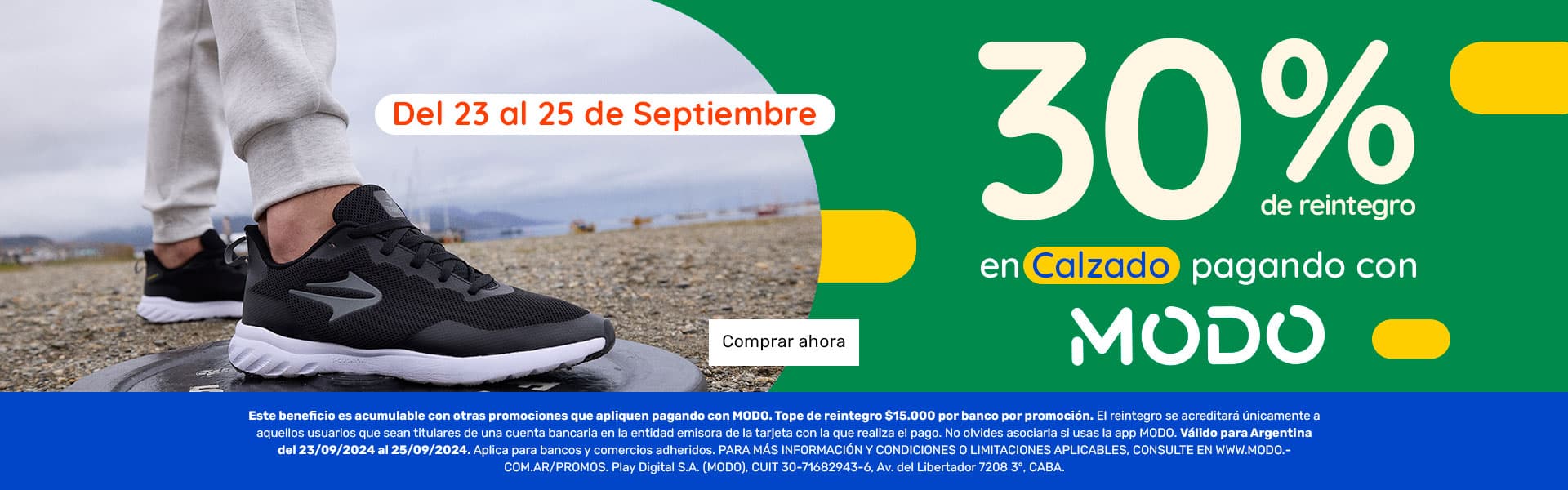 30% de reintegro acumulable en Topper con MODO