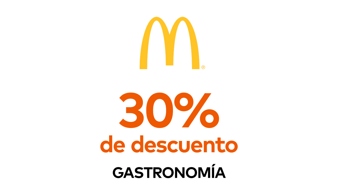 30% de reintegro en McDonald's con Mastercard NFC
